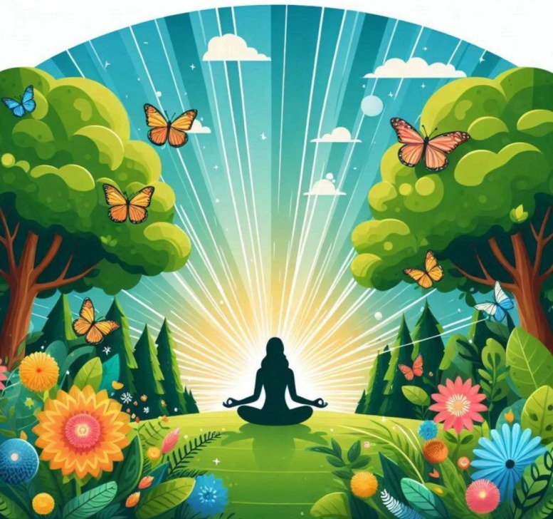 你是一个天然自然的存在， 和谐、联结和一体