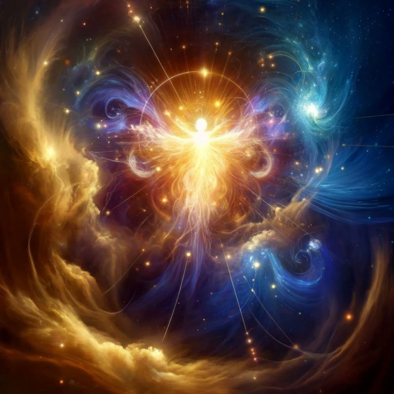 你是“你在你灵魂的无限光辉中”永恒扩展的一部分