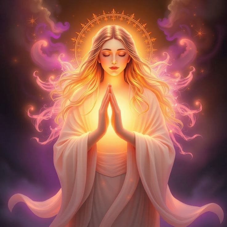 你的神圣名字是愛，你是宇宙的治愈之光