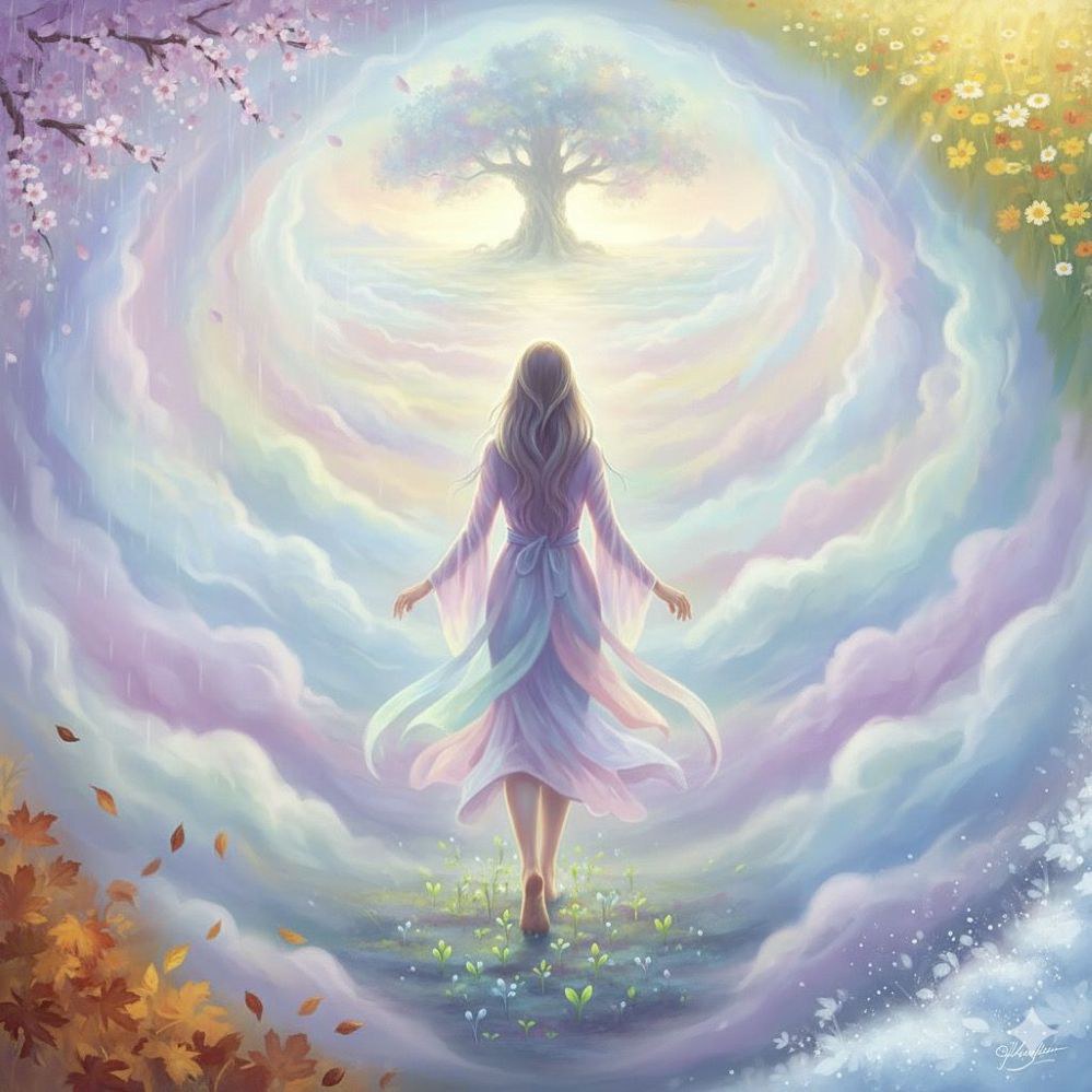 你正作为一切的中心和创造者而存在！